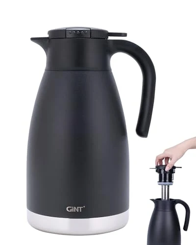 High-Quality 74oz Thermal Coffee Carafe with Infuser Safe