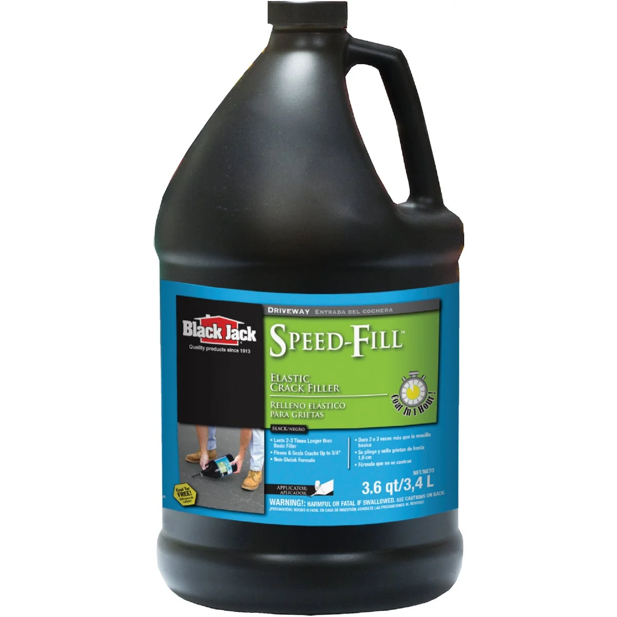 Convenient Black Jack Speed-Fill 1 Gal. Elastic Crack Filler Trusted