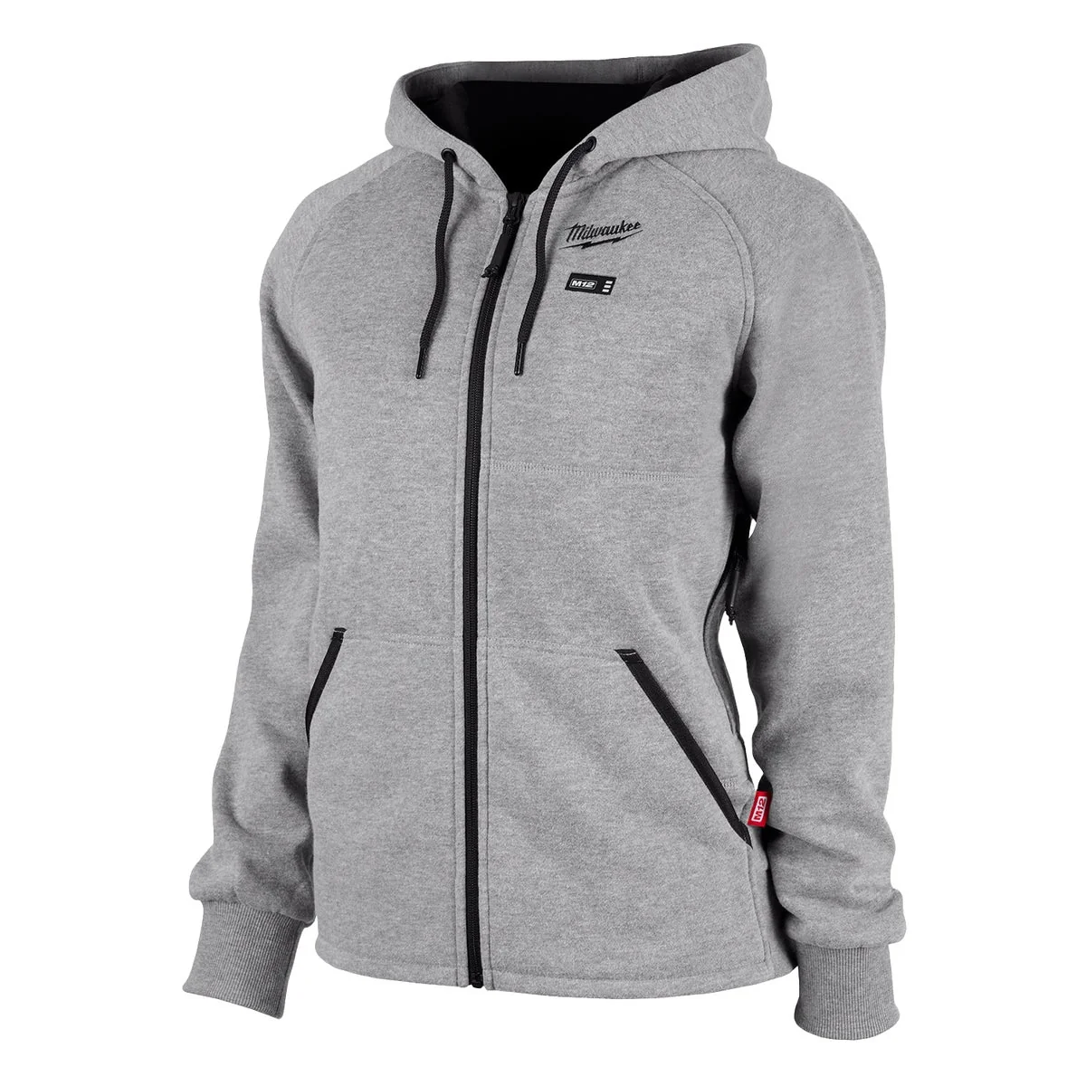 Dependable Milwaukee M12 Women’s Large Gray Cordless Heated Hoodie Prestigious