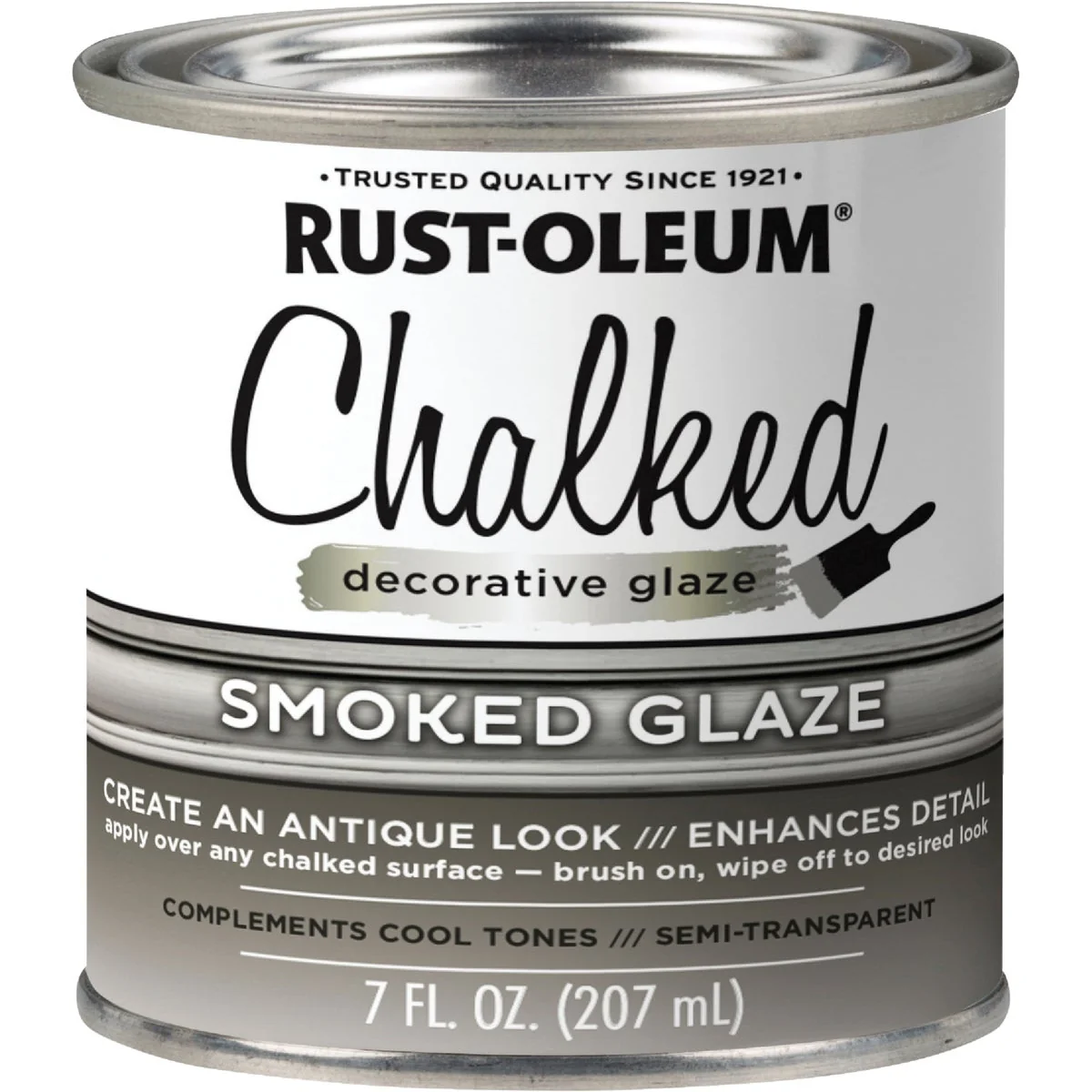 Easy-to-Use Rust-Oleum 7 Oz. Semi-Transparent Smoked Decorative Glaze Advanced