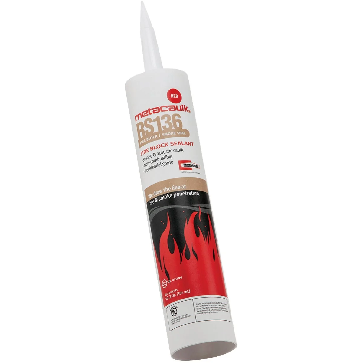 Detailed Metacaulk RS136 10.3 Oz. Fire Block Draft Stop Genuine