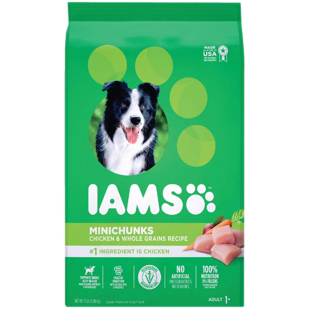 Functional IAMS Proactive Health Minichunks 15 Lb. Adult Dry Dog Food World-Class