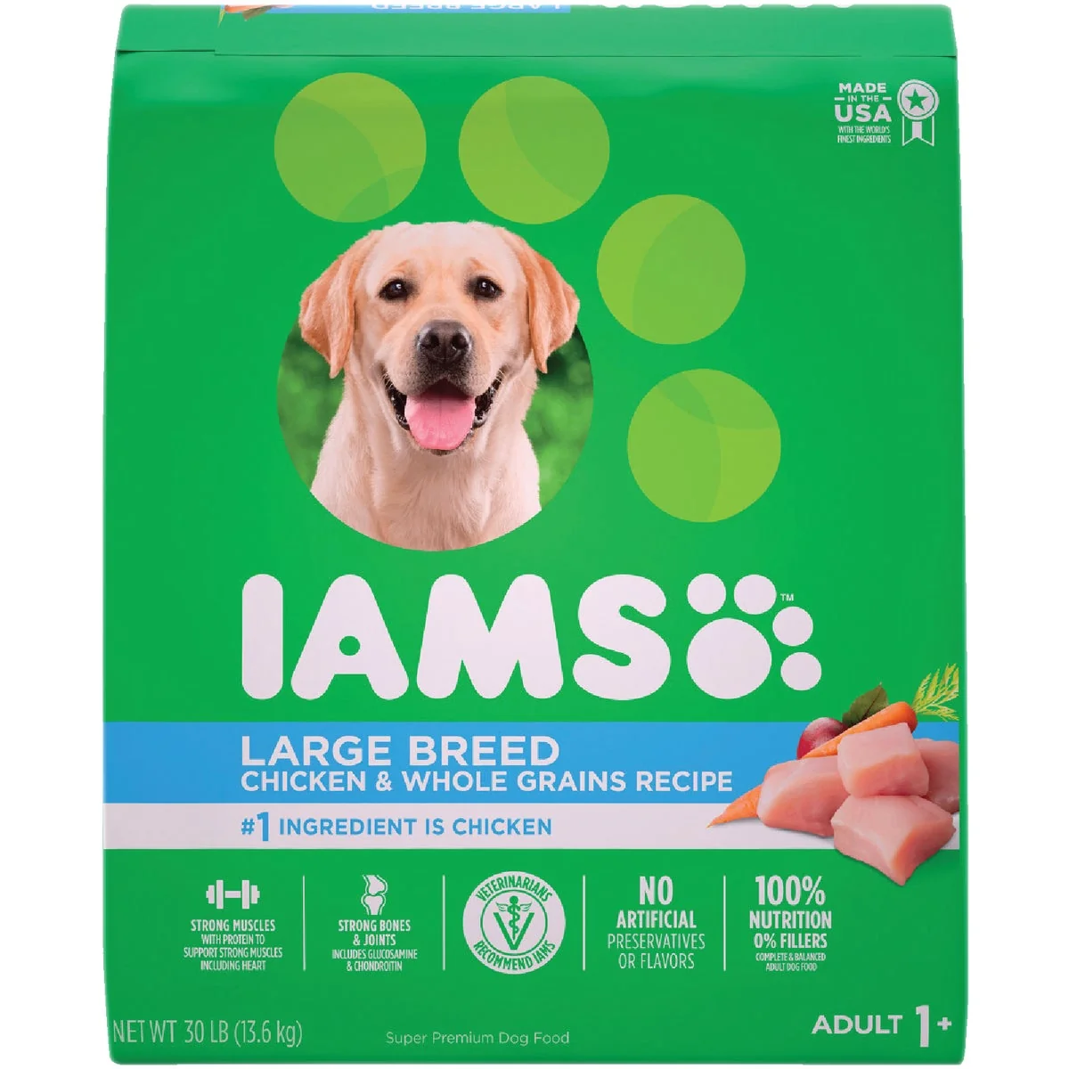 Casual IAMS Proactive Health Large Breed 30 Lb. Adult Dry Dog Food Proven
