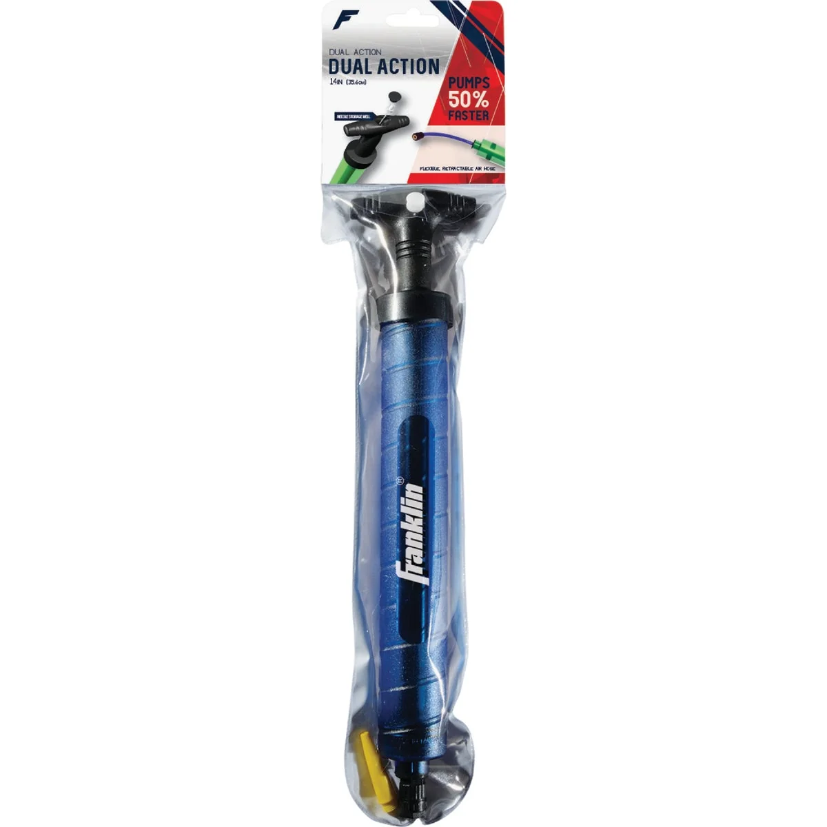 Quality Franklin 14 In. Dual Action Hand Air Pump Specialty