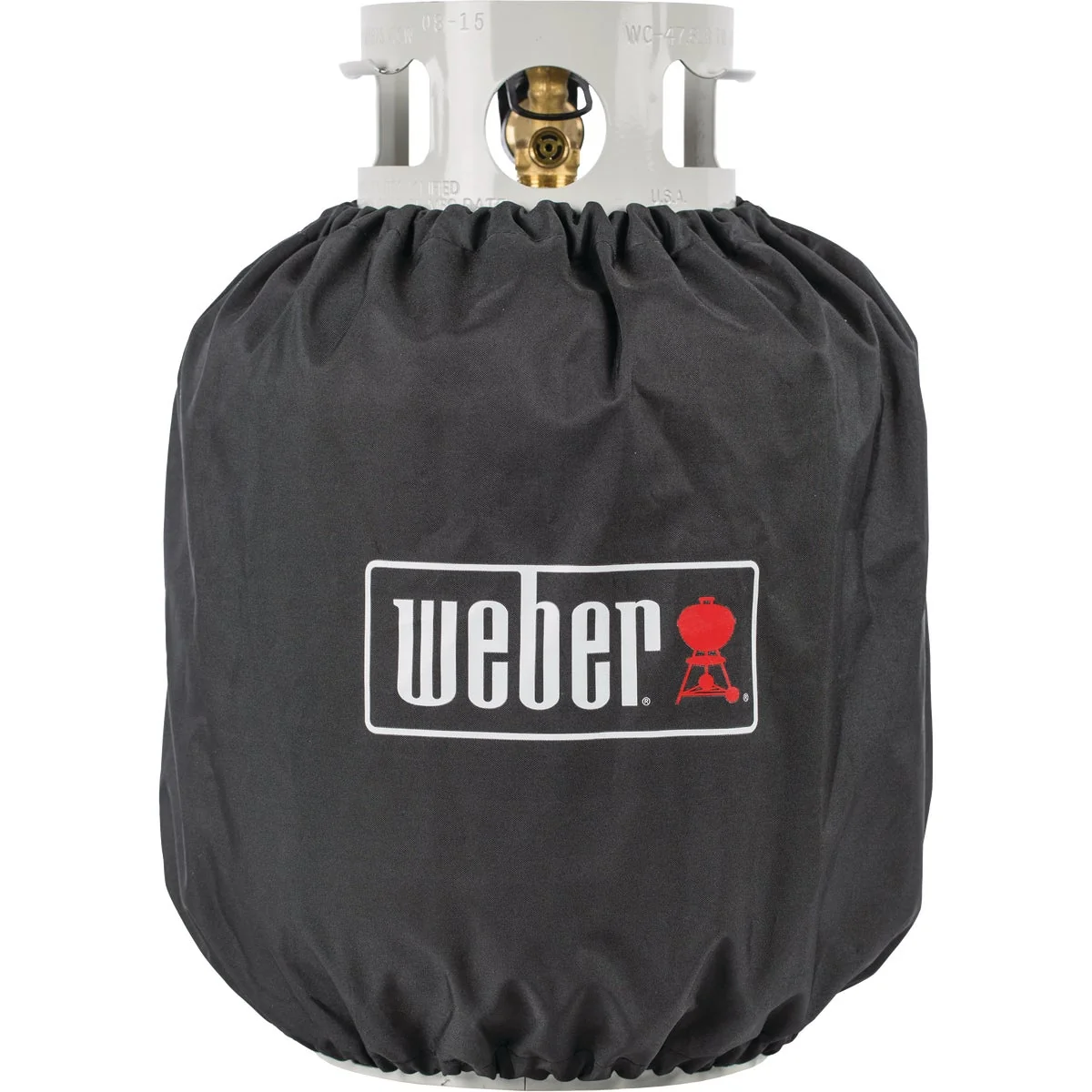 Healthy Weber 20 Lb. Capacity Polyester Propane Tank Cover Functional
