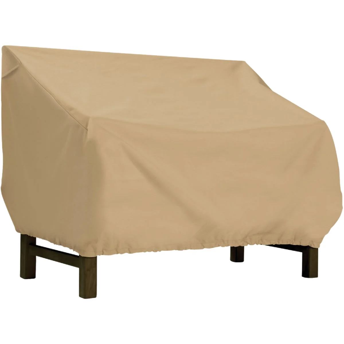 Consistent Classic Accessories 32 In. W. x 31 In. H. x 87 In. L. Tan Polyester PVC Bench Glider Cover Genuine