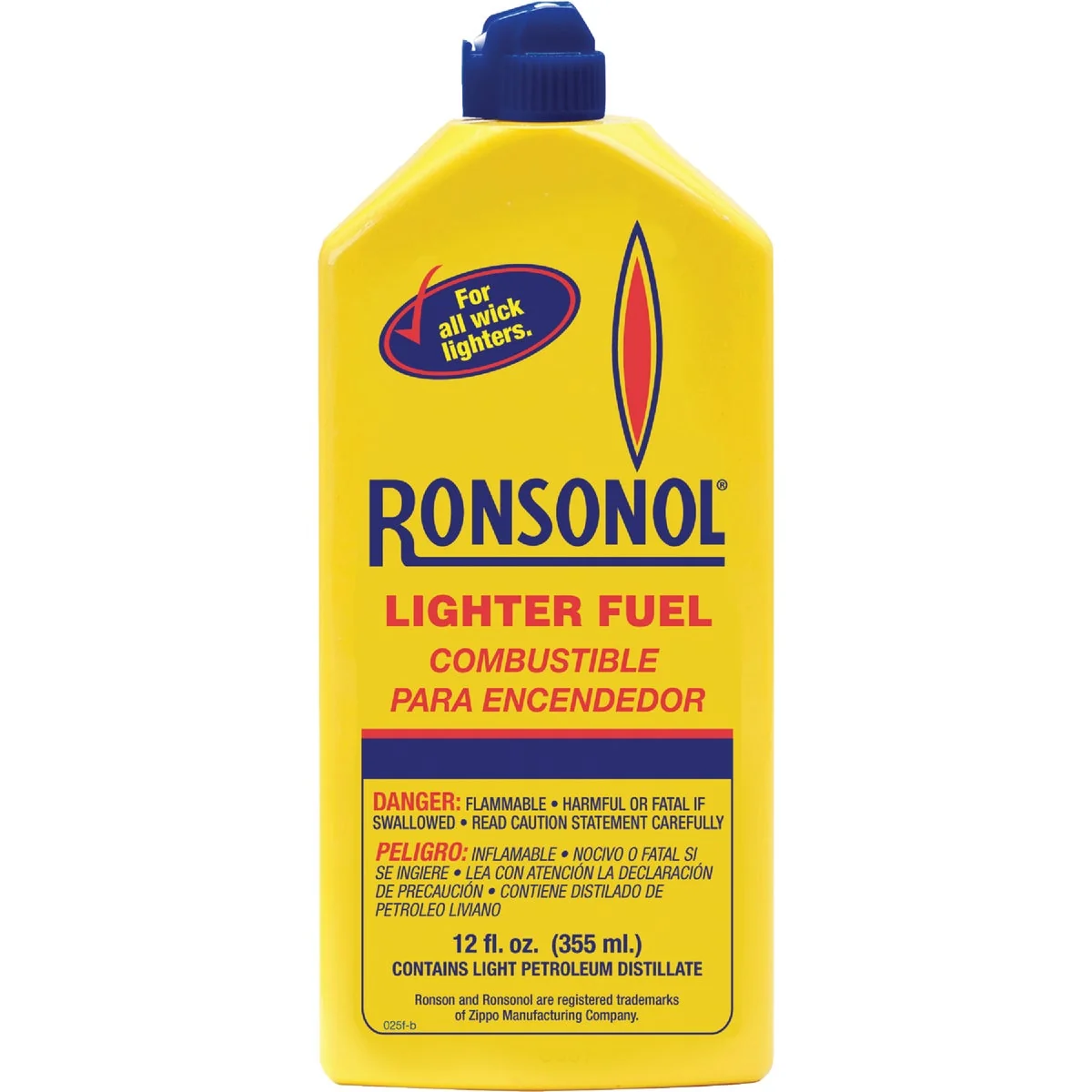 Original Design Ronson 12 Oz. Lighter Fuel Reusable