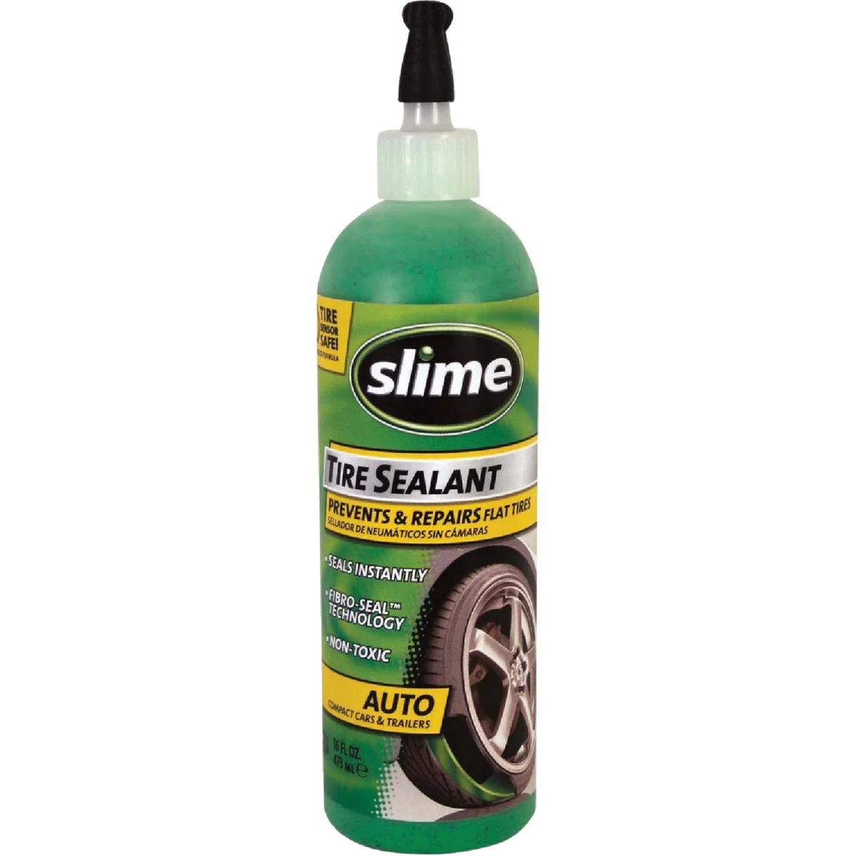 Stylish Slime 16 Oz. Auto Tire Sealant Breathable