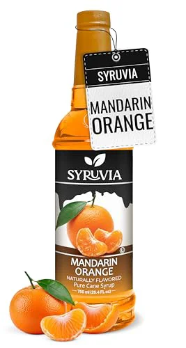 Quality Mandarin Orange Syrup 25.4 Fl Oz Safe