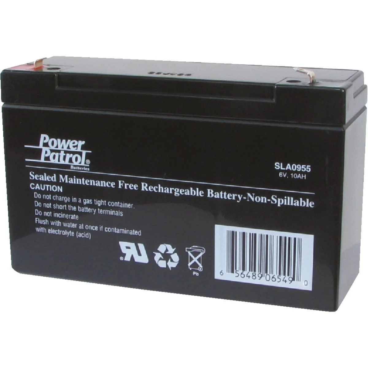 Refined Interstate All Battery Power Patrol 6V 10A Security System Battery Crafted