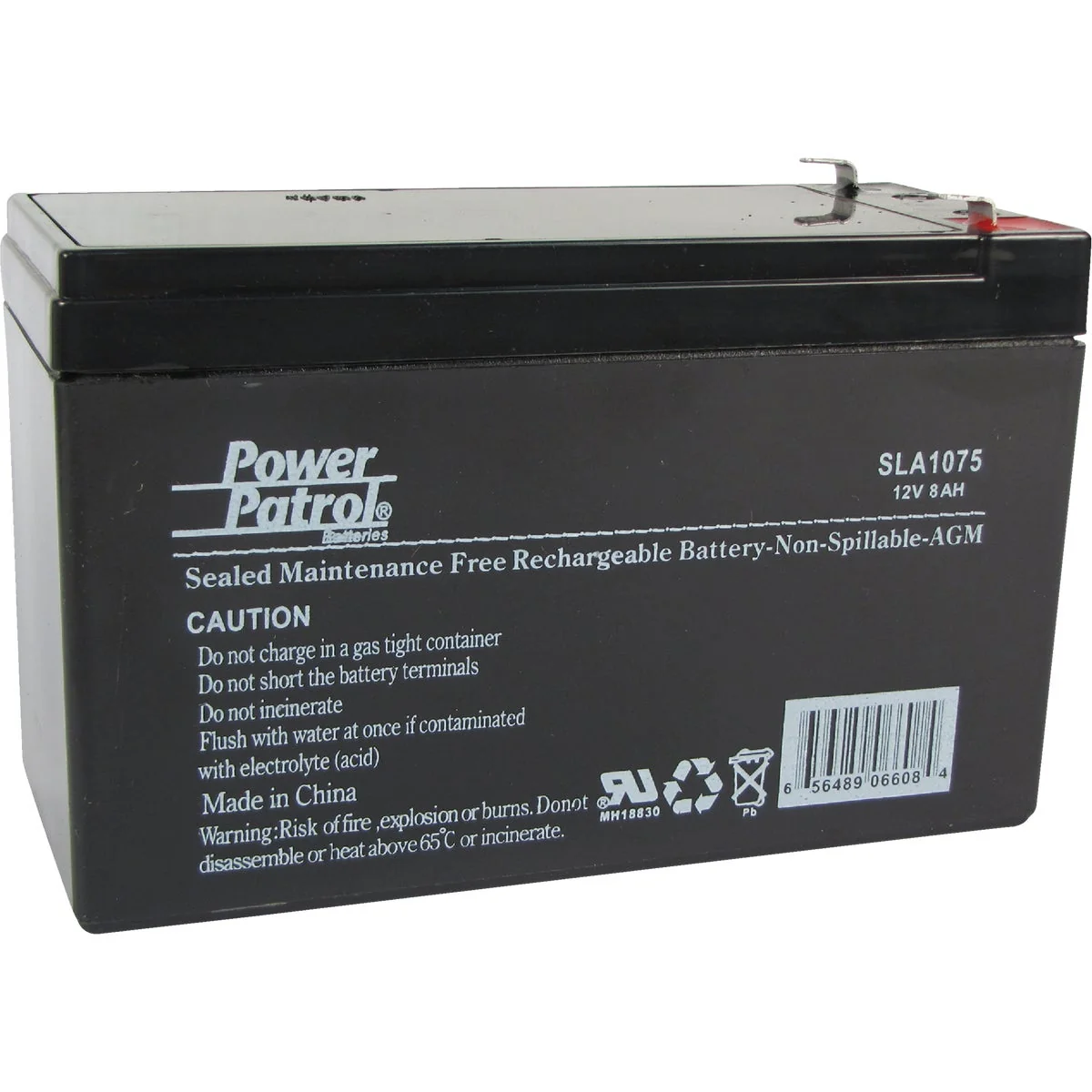Prestigious Interstate All Battery Power Patrol 12V 8A Security System Battery Safe