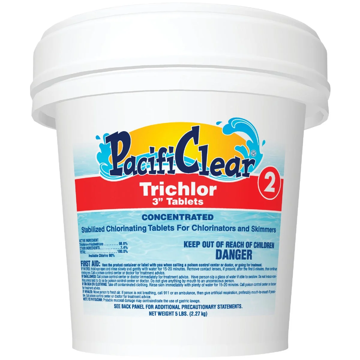 Specialty PacifiClear 3 In. 5 Lb. Trichlor Chlorine Tablet Genuine