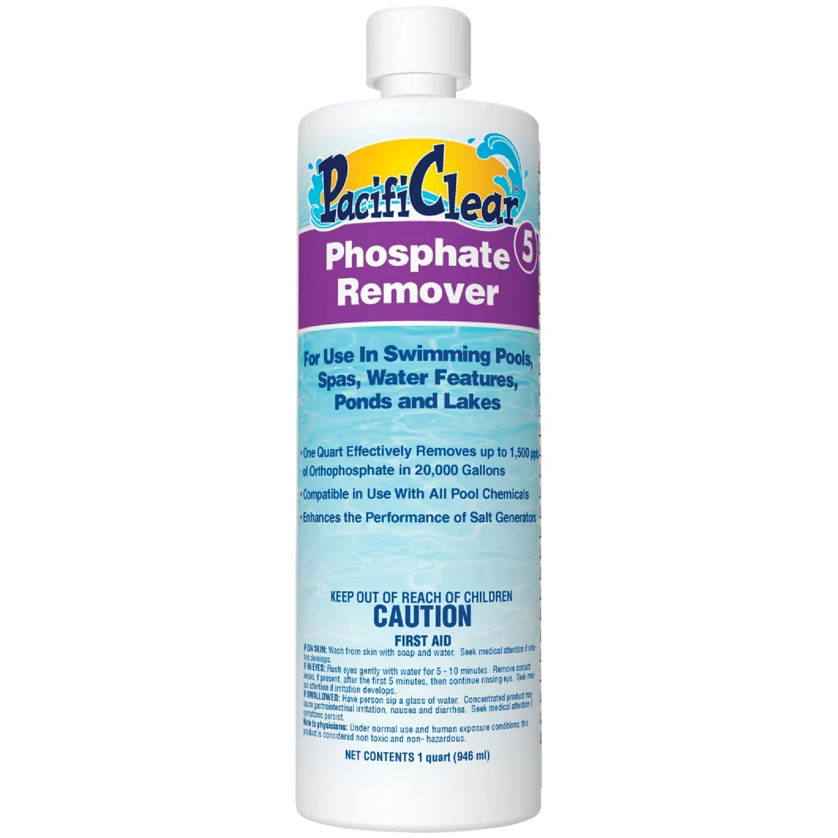 Top-Quality PacifiClear 1 Qt. Liquid Phosphate Remover Optimized