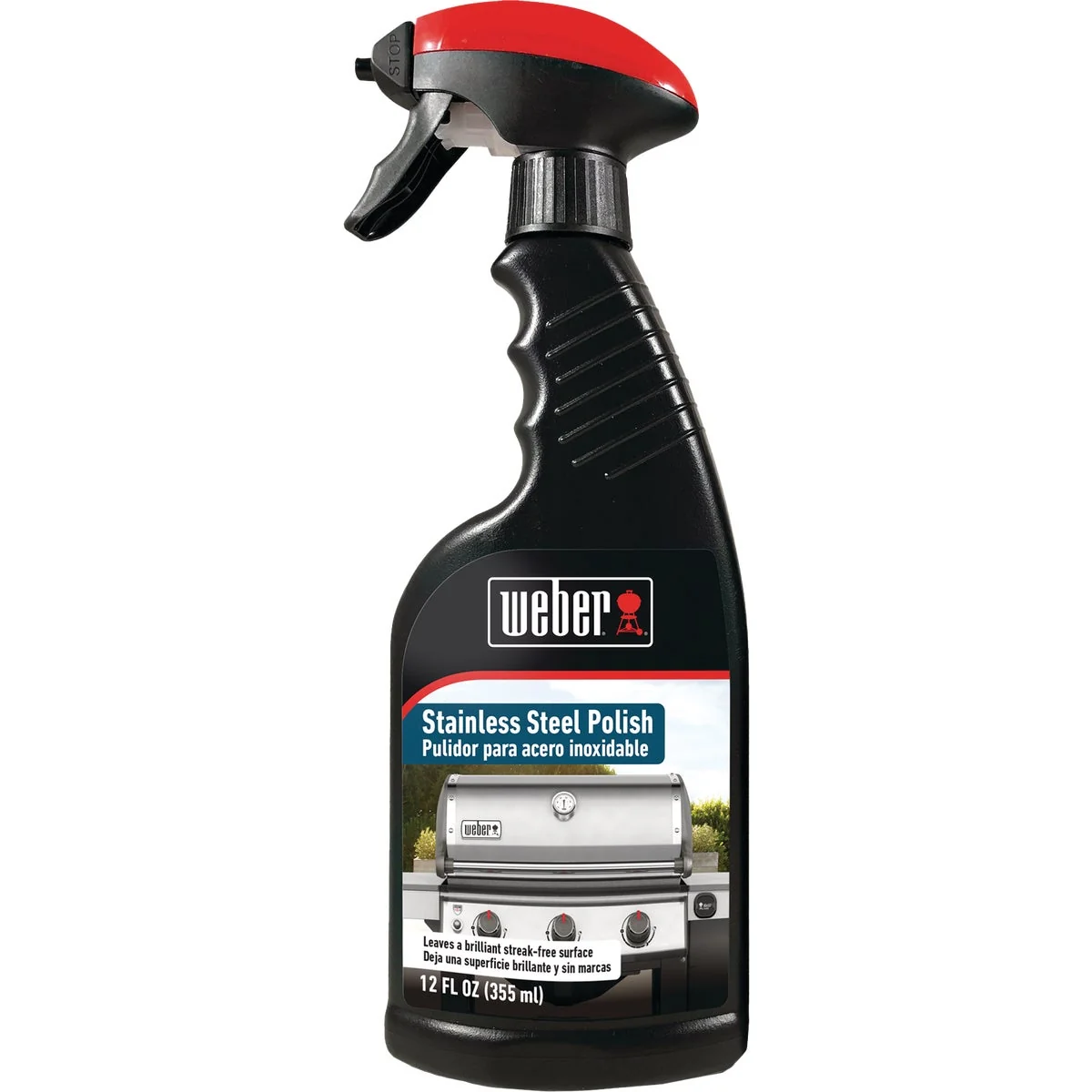 Optimized Weber 12 Oz. Trigger Spray Stainless Steel Polish Barbeque Grill Cleaner Smart