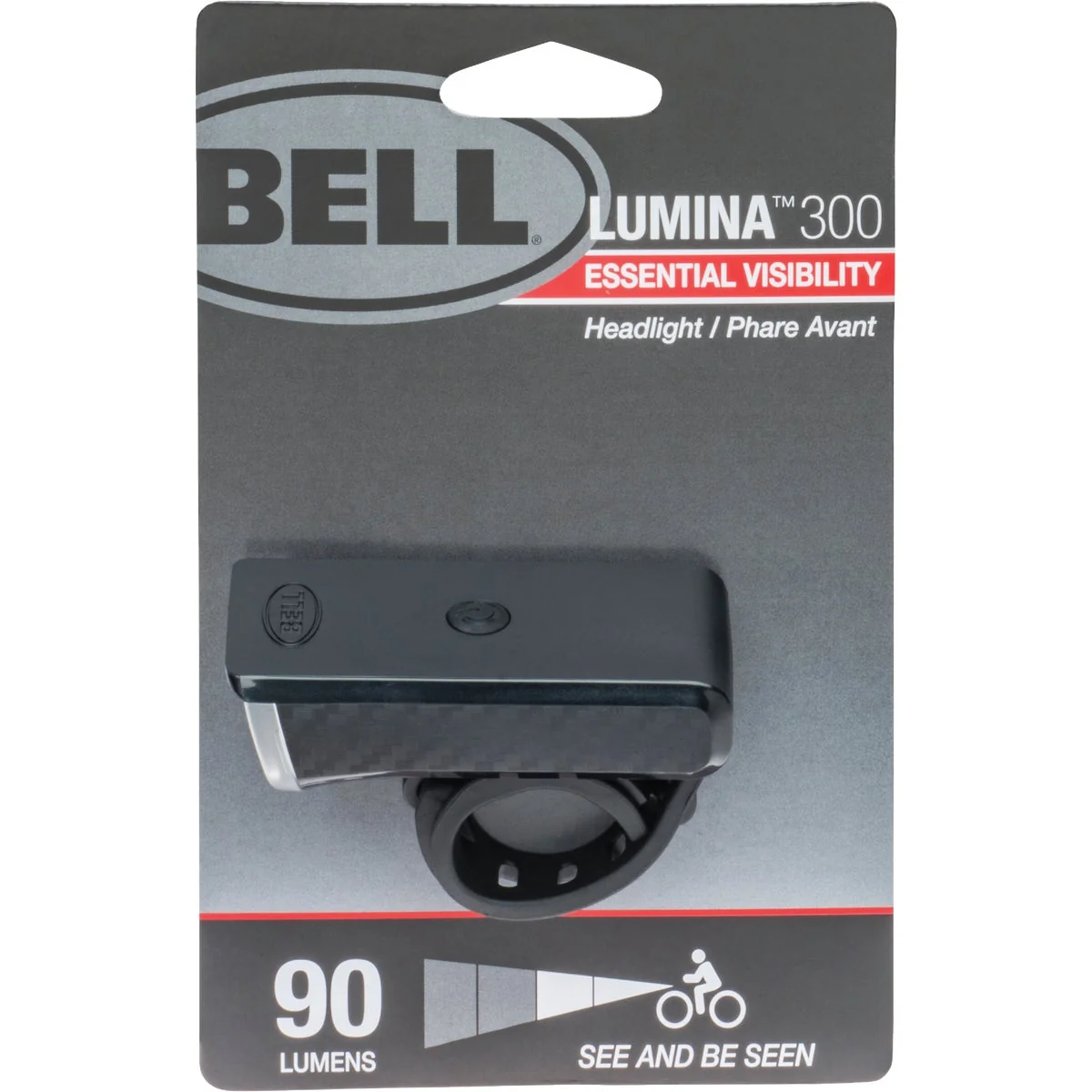 Easy-to-Use Bell Sports Lumina 300 LED White Bicycle Light Long-Lasting