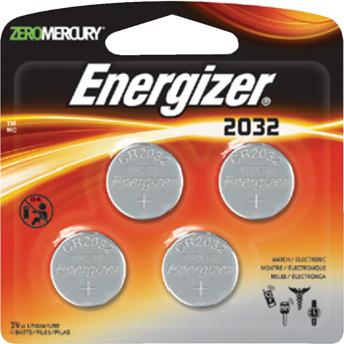 Consistent Energizer 2032 3V Lithium Coin Batteries 4-Pack Comfortable