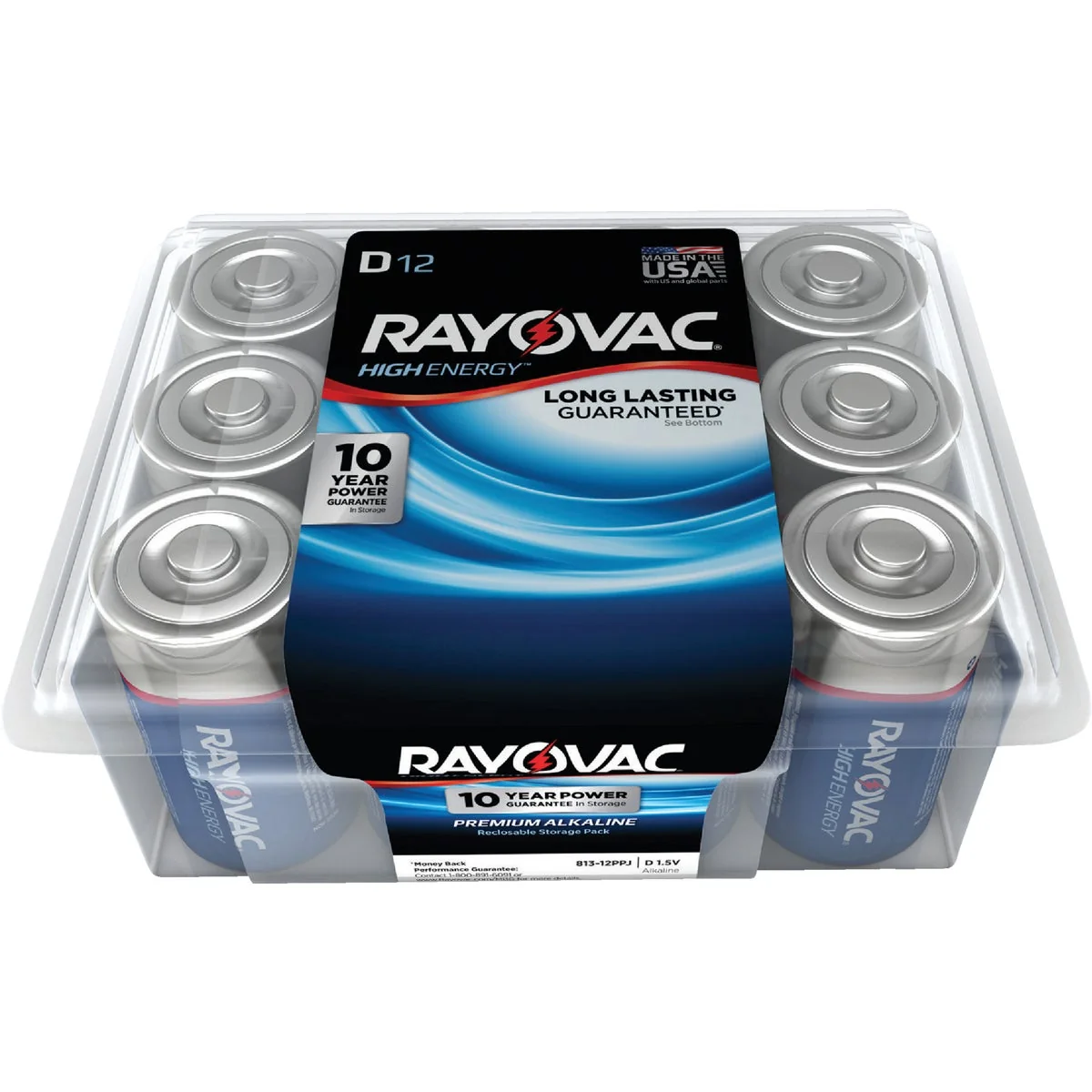 Modern Rayovac High Energy D Alkaline Battery 12-Pack Elegant