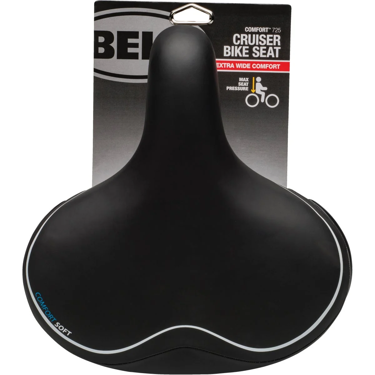 Environmentally Friendly Bell Flex Gel Memory Foam Black Saddle Bicycle Seat High-End
