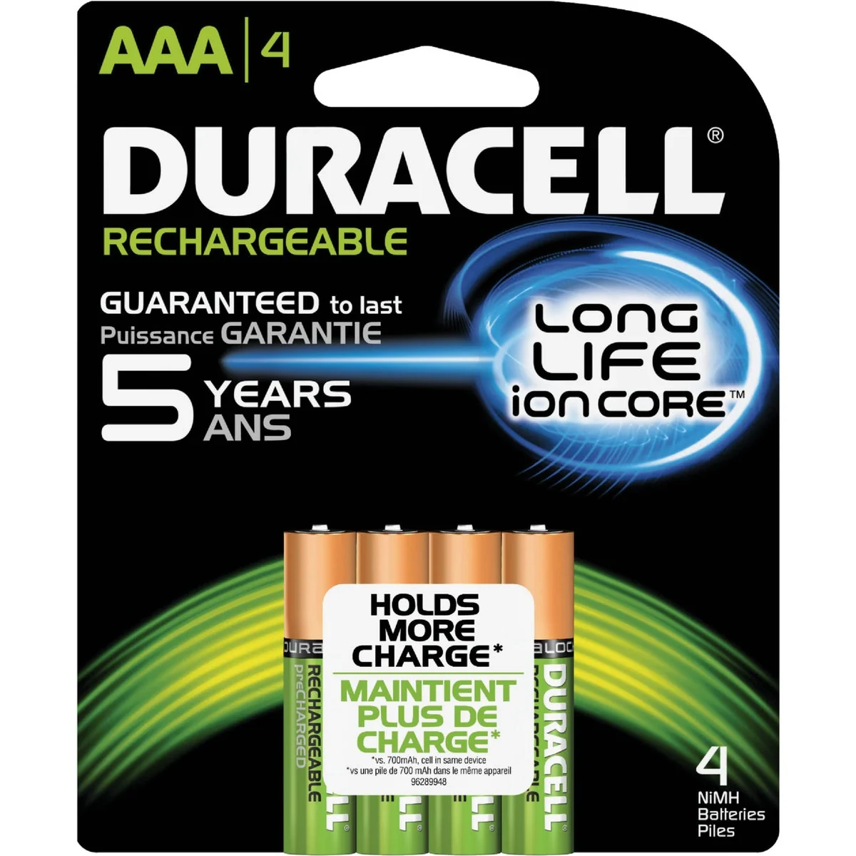 Innovative Duracell AAA NiMH Rechargeable Battery 4-Pack User-Friendly