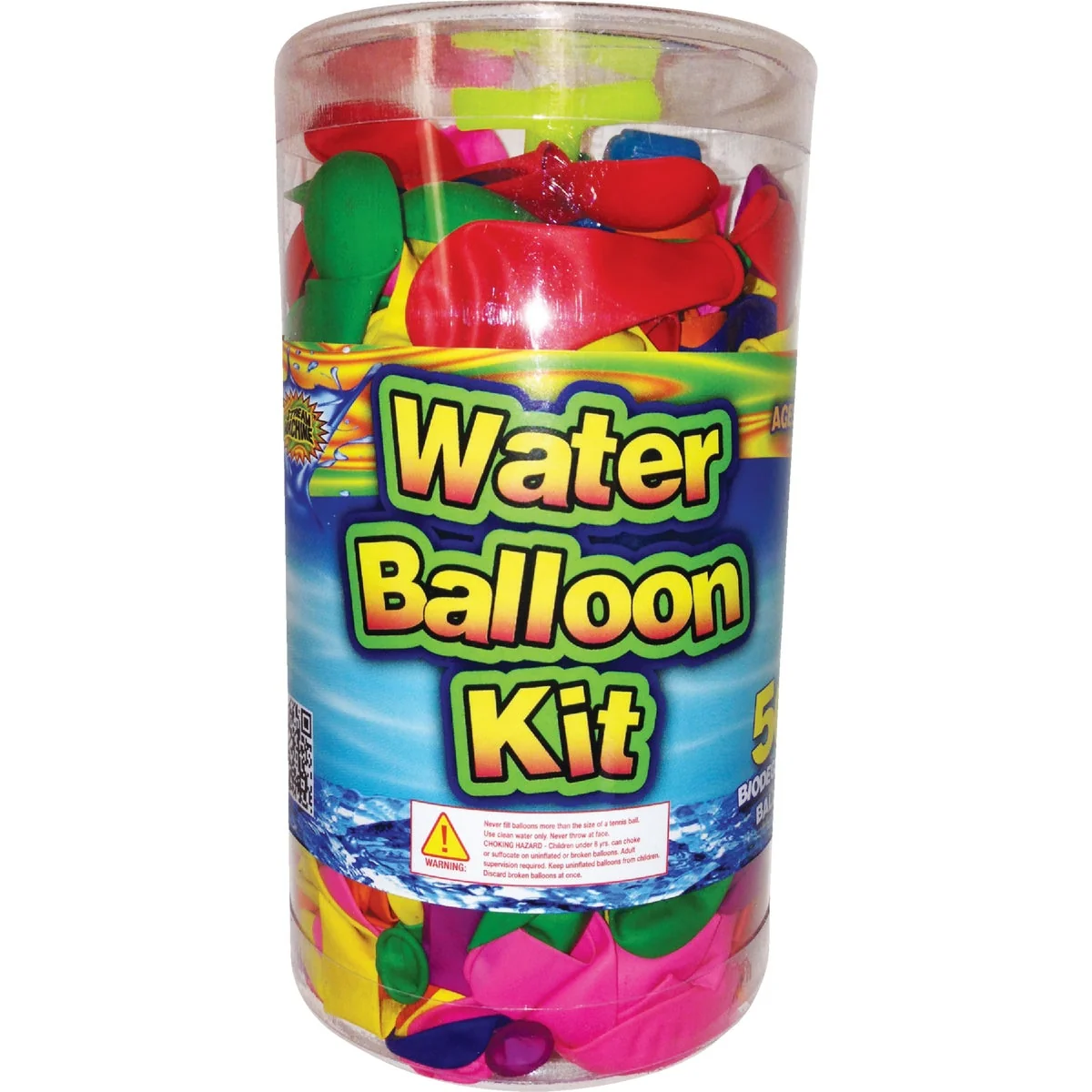 Practical Water Sports Water Balloon Refill Kit with 500 Balloons Solid