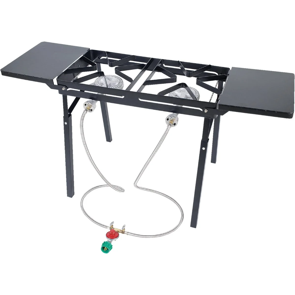 Top-Quality Bayou Classic 110 000 BTU Propane Gas Dual Burner Patio Stove Steel Outdoor Cooker Fashionable