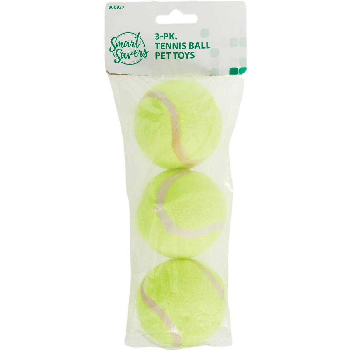 Original Design Smart Savers 6 Cm. Dia. Tennis Ball Dog Toy 3-Pack Genuine