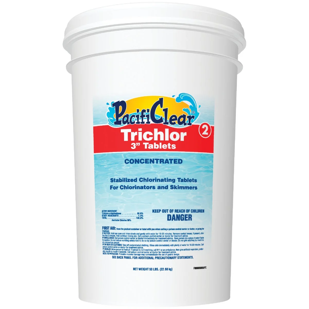 Secure PacifiClear 3 In. 50 Lb. Trichlor Chlorine Tablet Elite