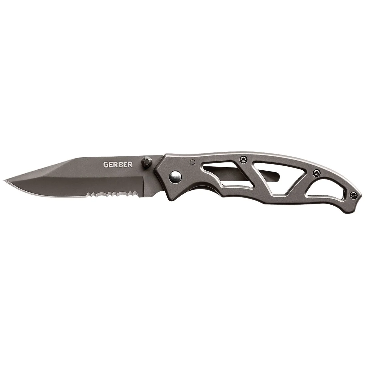 Smart Gerber Paraframe I Serrated 3 In. Folding Knife Premium Material