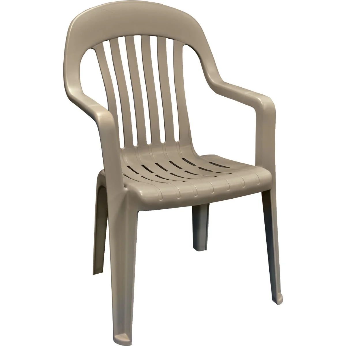 Powerful Adams Portobello Resin High Back Stackable Chair Dependable
