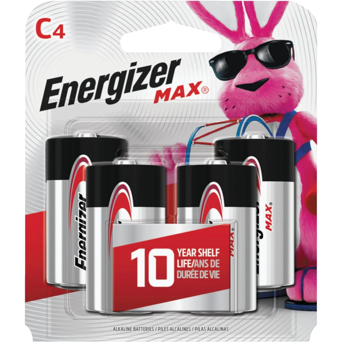 Environmentally Friendly Energizer Max C Alkaline Battery 4-Pack Casual