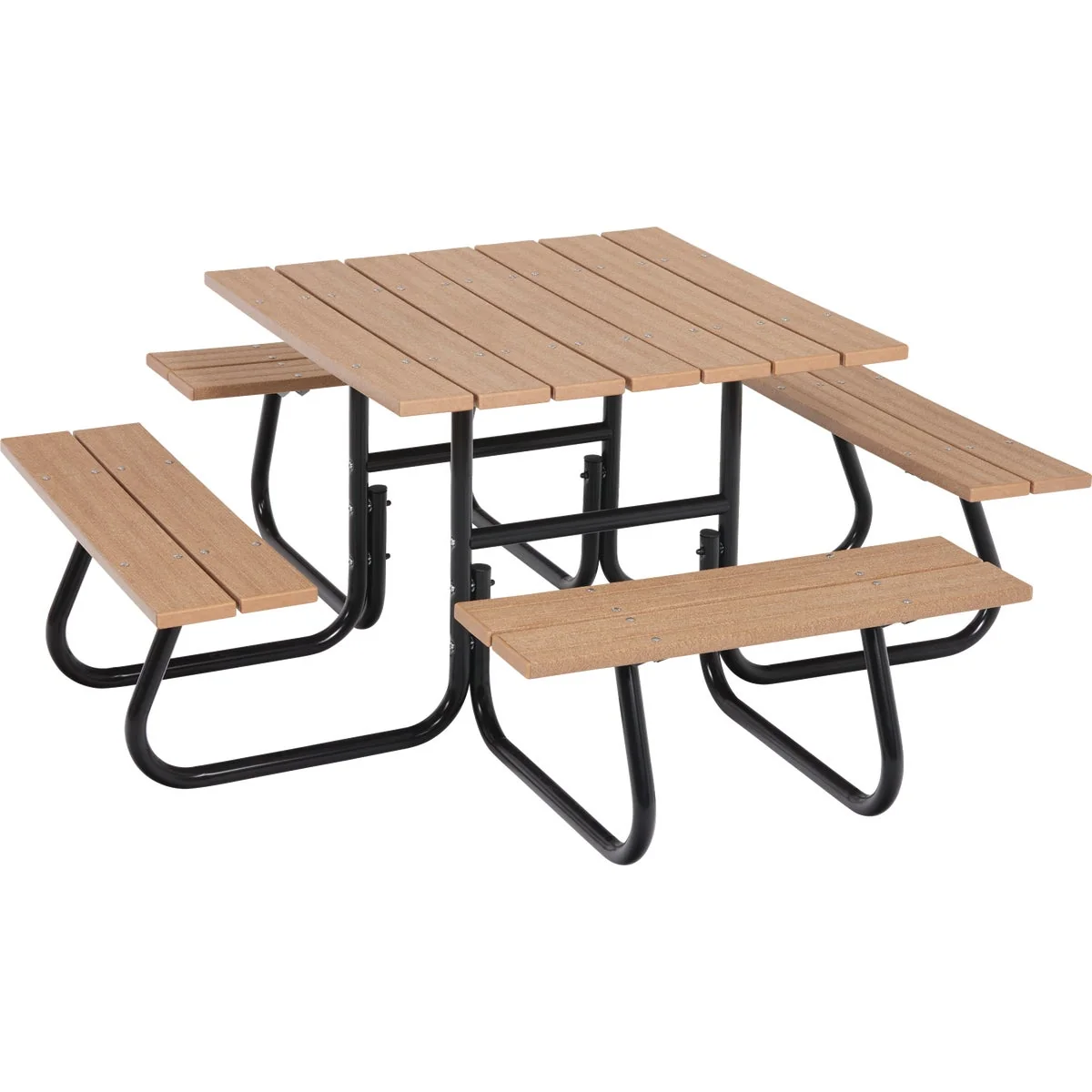 Environmentally Friendly Jack Post 4-Sided Picnic Table Kit – Frame Only Top-Quality