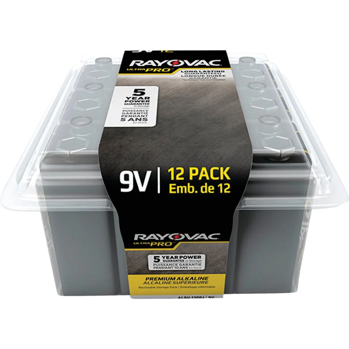 Proven Rayovac UltraPro 9V Alkaline Battery 12-Pack High-End