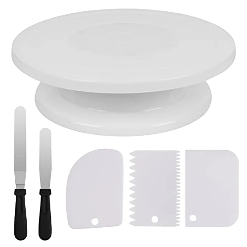 Long-Lasting 11 Inch Rotating Cake Stand High-Performance