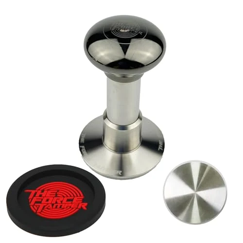 Sustainable 54.00mm Standard Set Black Mirror Jellyfish AL Handle Coffee Tamper Environmentally Friendly
