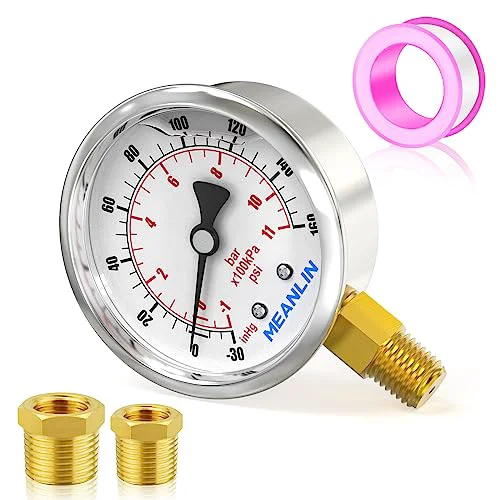 High-Quality 30inHG 160Psi Stainless Steel 1 Healthy