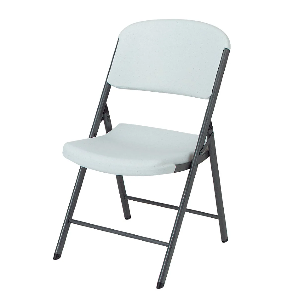 Soft Lifetime Contoured Folding Chair White Verified