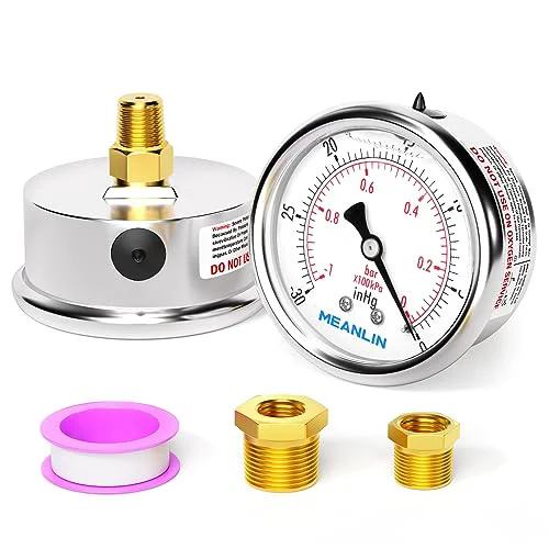 Proven 30inHG 0Psi Stainless Steel 1 Outstanding