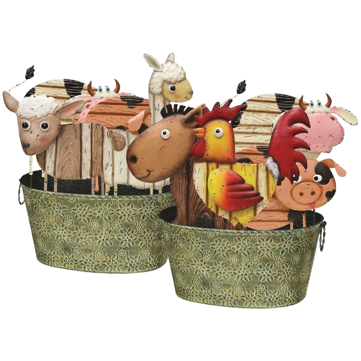 Traditional Regal Art Gift 18 In. Farm Stake Assortment Crafted