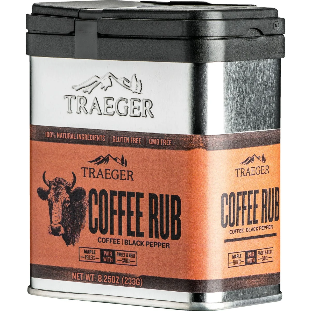Reliable Traeger 8.25 Oz. Coffee Black Pepper Flavor Beef Rub Versatile