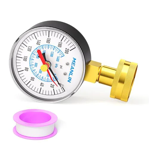 Easy-to-Use 0 200Psi 3 4 Female Water Pressure Test Gauge Sustainable