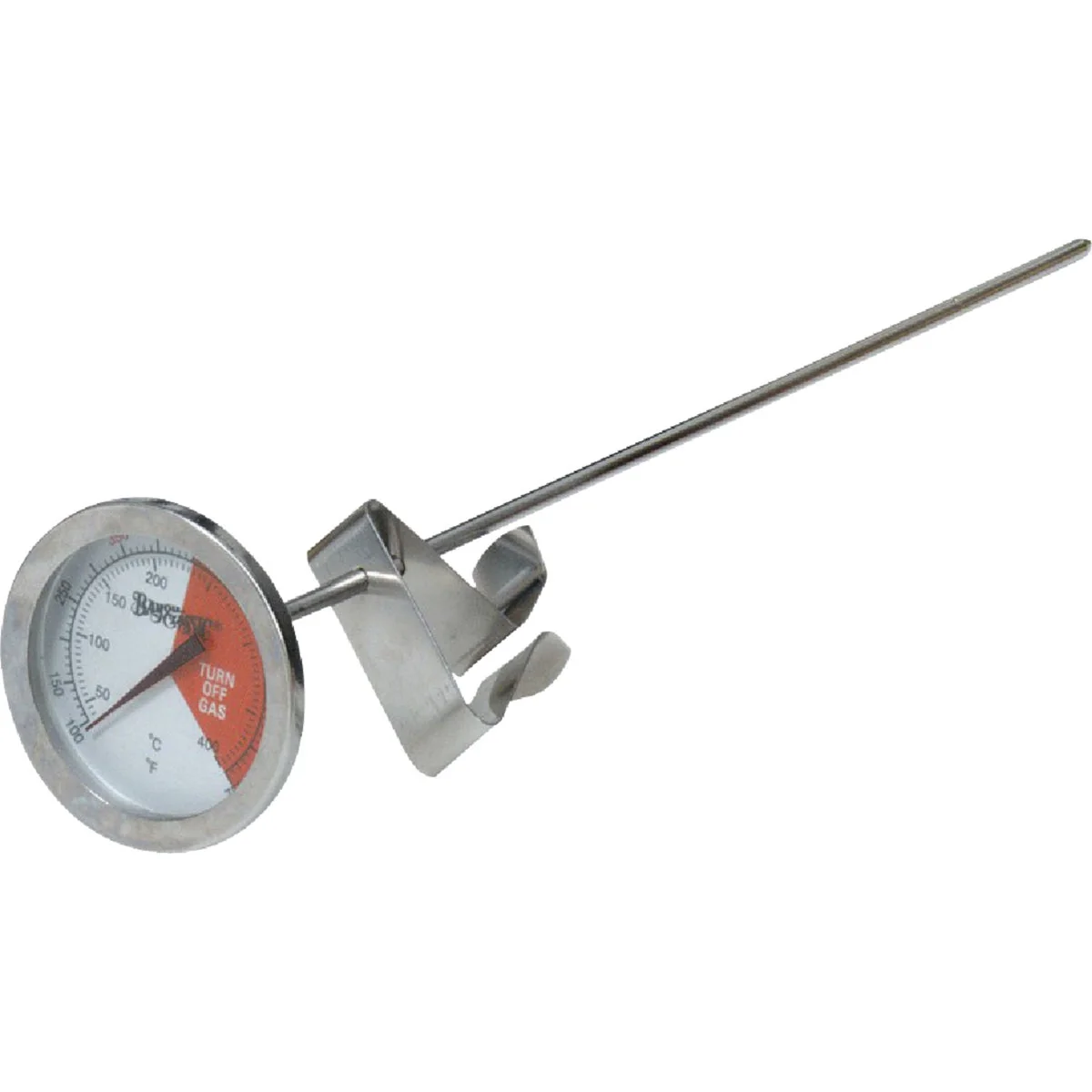 Proven Bayou Classic Analog 12 In. Stainless Steel Thermometer Modern