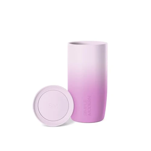 Optimized Insulated Travel Coffee Mug 360° Lid Clean