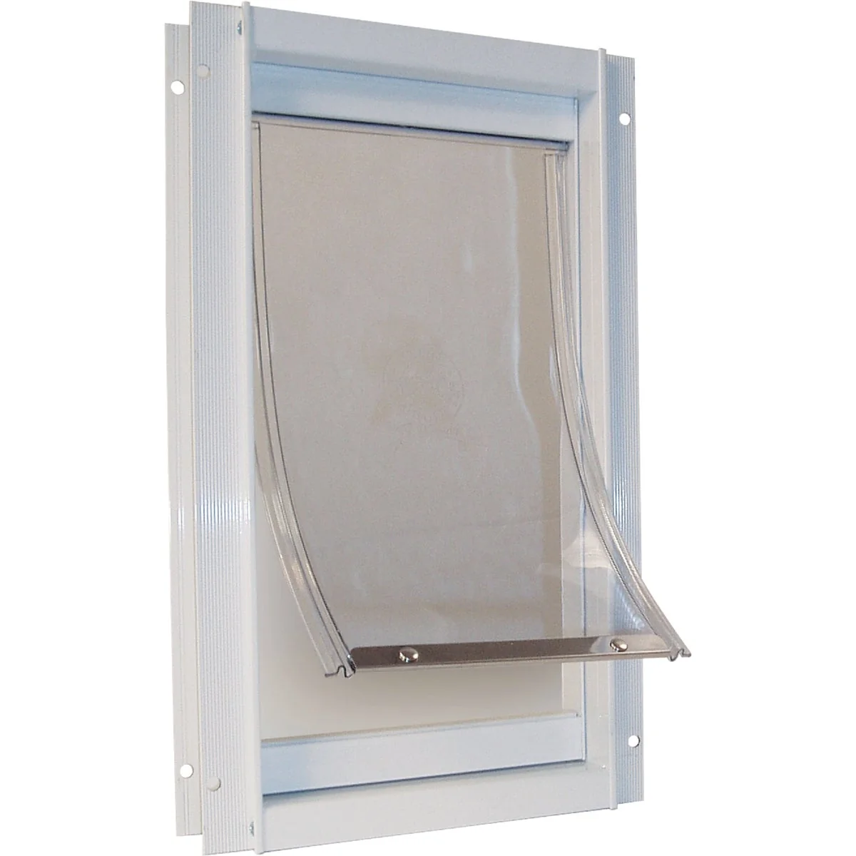 Effective I Pet 10-1 2 In. x 15 In. XL Aluminum White Pet Door Reliable