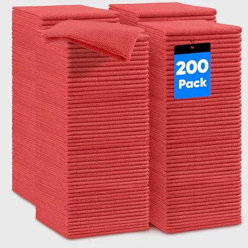 Fine Crafted Microfiber Cleaning Cloth 200 PK 200 Count Traditional