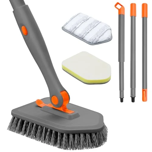 Versatile Shower Scrubber with Long Handle Superior
