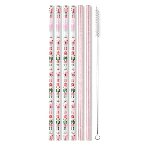 Original Reusable Straw Set with Cleaning Brush 6 Count Classic
