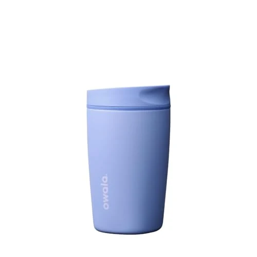 Fine SmoothSip Slider Insulated Stainless Steel Coffee Tumbler Pure