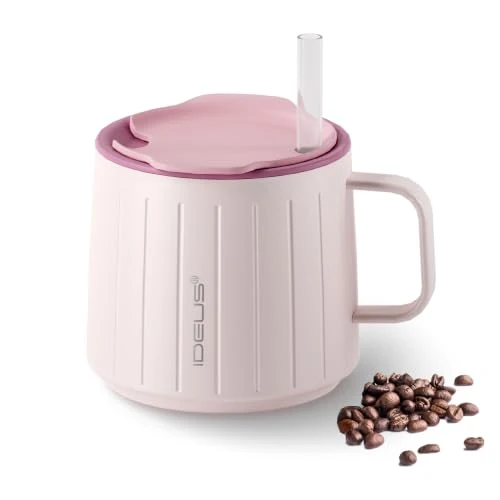 Responsible 14 oz Insulated Coffee Mug with Lid and Straw Top-Quality
