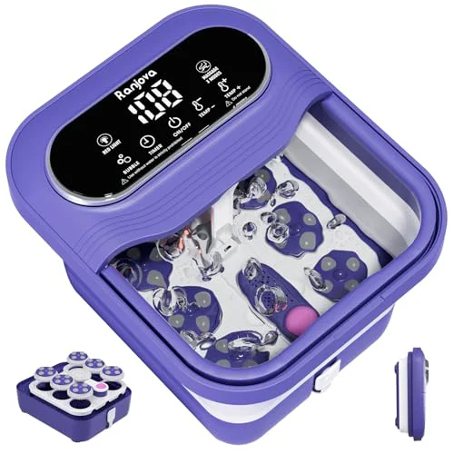 Premium Material Collapsible Foot Spa Electric Rotary Massage with Heat User-Friendly