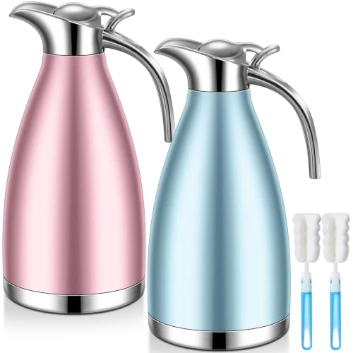 Crafted 2 Pcs 68oz Thermal Coffee Carafe Specialty